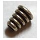 Met. kraal 7x6mm gewikkeld zilverkl. 5st