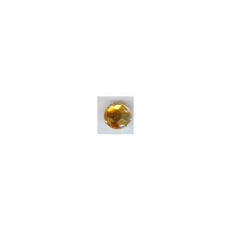 Swarovski opnaaisteen 7mm donkergeel 12st