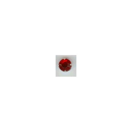 Swarovski opnaaisteen 7mm donkerrood 12st