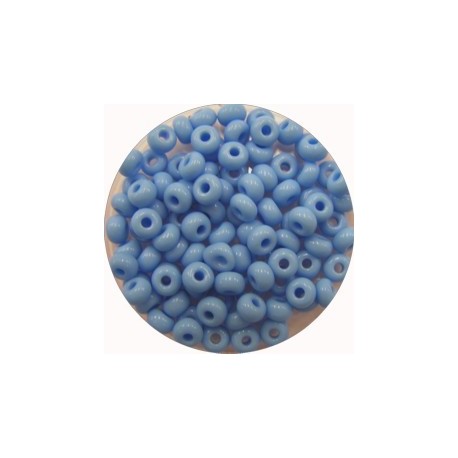 Rocailles 5/0 licht blauw 25 gram