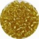 Rocailles 5/0 transparant goudkern 25 gram