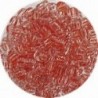 Rocailles 5/0 transp rood gestreept 25gr.