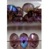 facetwieltje 6mm licht amethist AB ca.20stuks
