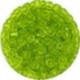 Rocailles 5/0 transp. mat groen 25 gram