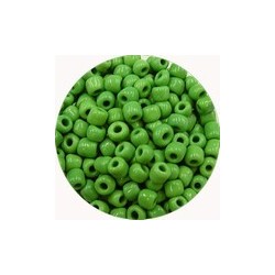 Rocailles 6/0 groen opaque 25 gram