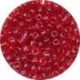 Rocailles 5/0 tr. rood gelusterd 25 gram