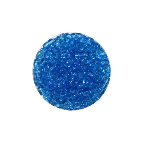 Rocailles 5/0 transp. blauw 25 gram