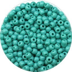 Rocailles 7/0 zeegroen 25 gram