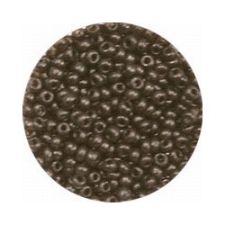 Rocailles 9/0 tr. heel donker bruin 25 gram