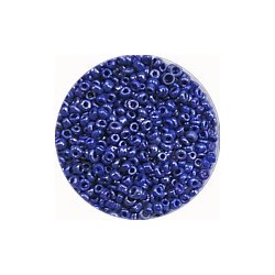 Rocailles 10/0 blauw glanzend ca 50gram
