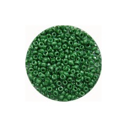 Rocailles 10/0 groen opaque ca 50gram