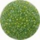 Rocailles 10/0 groen gele kern ca 50gram