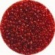 Rocailles 10/0 transparant rood ca 50gram