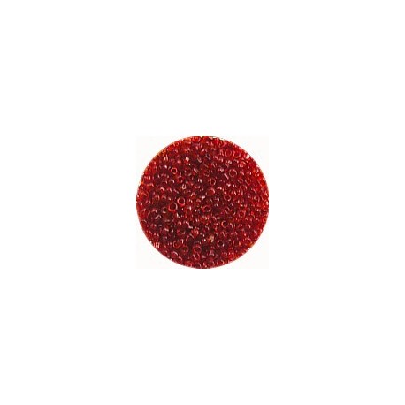 Rocailles 10/0 transparant rood ca 50gram