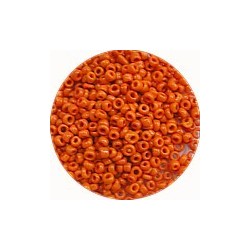 Rocailles 10/0 oranje opaque ca 50gram