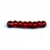 Rocailles 11-0 transp. donkerrood 25gr.