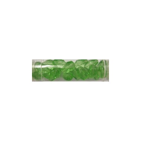 Guterman facetdruppel 10mm licht groen ca. 20st