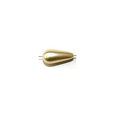 druppelparel 20x9mm naturel 10 stuks