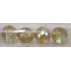 Gutermann facetkogel 12mm satin AB 4st.