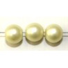Glasparels 8mm mat creme 20st.