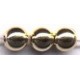 Parels 6mm goud 25 st