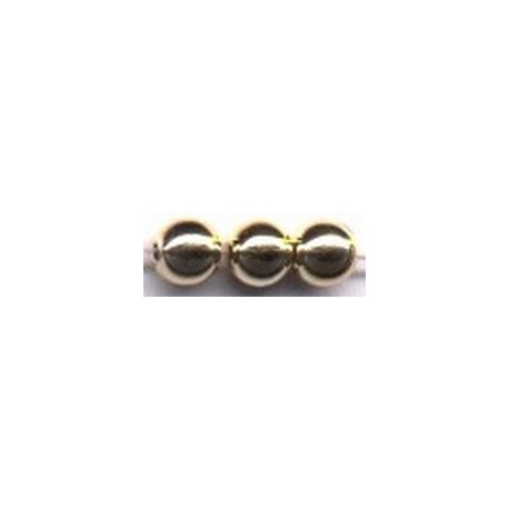 Parels 6mm goud 25 st