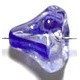 Glaskelk 9x10mm Blauw Mizh-Mazh 5st