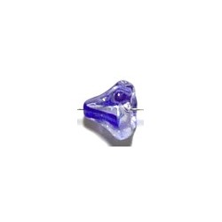 Glaskelk 9x10mm Blauw Mizh-Mazh 5st