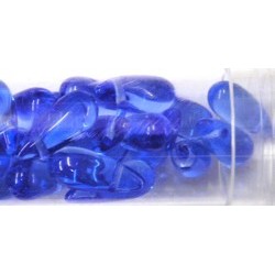 Gütermann druppels 5mm blauw 32st