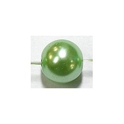 Glasparel 12mm lichtgroen streng ca 70st.