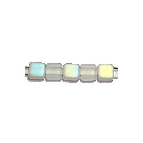 TILA kralen 6x6mm melkwit IJS-AB 25st.