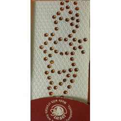 Swarovski tattoo 2mm kristal 6x2,5cm topaasbr.