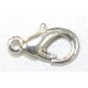 Karabinsluiting 16mm VERZILVERD 5st.
