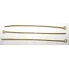 Nietstiften 30mm verguld 25st