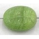 glaskraal 15x12mm groen gemelleerd 10 st.