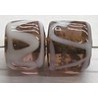 glaskraal ton 10x10 l. amethyst/wit 10 stuks