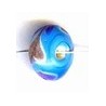Glaskraal schijf 7x12mm blauw 5st