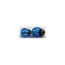 mini lieveheersbeestje blauw 14mm 4st