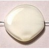 Glaskraal 20mm creme 5st.