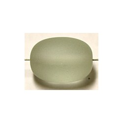 Glaskraal 18x14mm mat transparant 5stuks