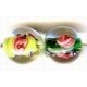Glaskraal rond 12mm mix 5st