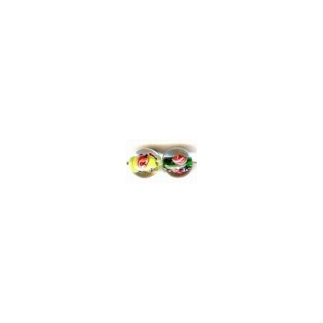 Glaskraal rond 12mm mix 5st