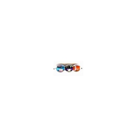 Glaskraal rond 8mm mix 5st