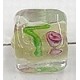 glaskr. hart17mm tr. wit/witte streep+roos 5st