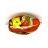 Glaskraal ovaal 17x10 rood 5st