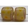 glaskraal ton 10x10 zalm/geel/rose 10 stuks