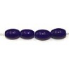 Glaskraal 6x4 ovaal variaties blauw ca 200st.