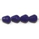 Glaskraal 6x4 konisch blauw ca 200st.