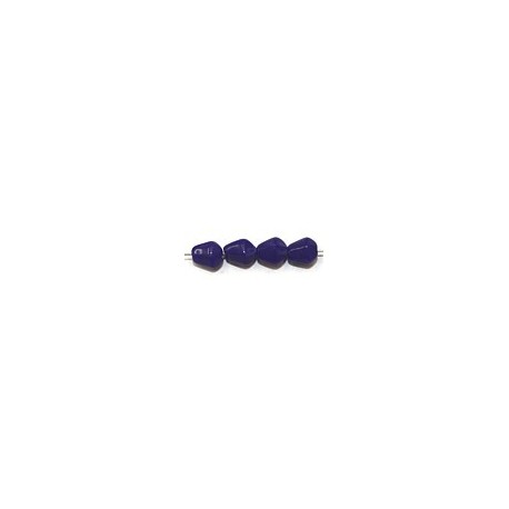 Glaskraal 6x4 konisch blauw ca 200st.