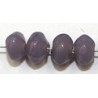 Glaskraal 4x6mm schijf opaalpaarsblauw ca 200st.